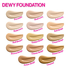 Photo Focus Dewy Foundation | Amber Beige