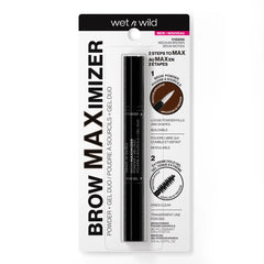 Ultimate Brow Brow Maximizer Powder + Gel Duo | Medium Brown