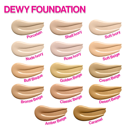 Photo Focus Dewy Foundation | Amber Beige