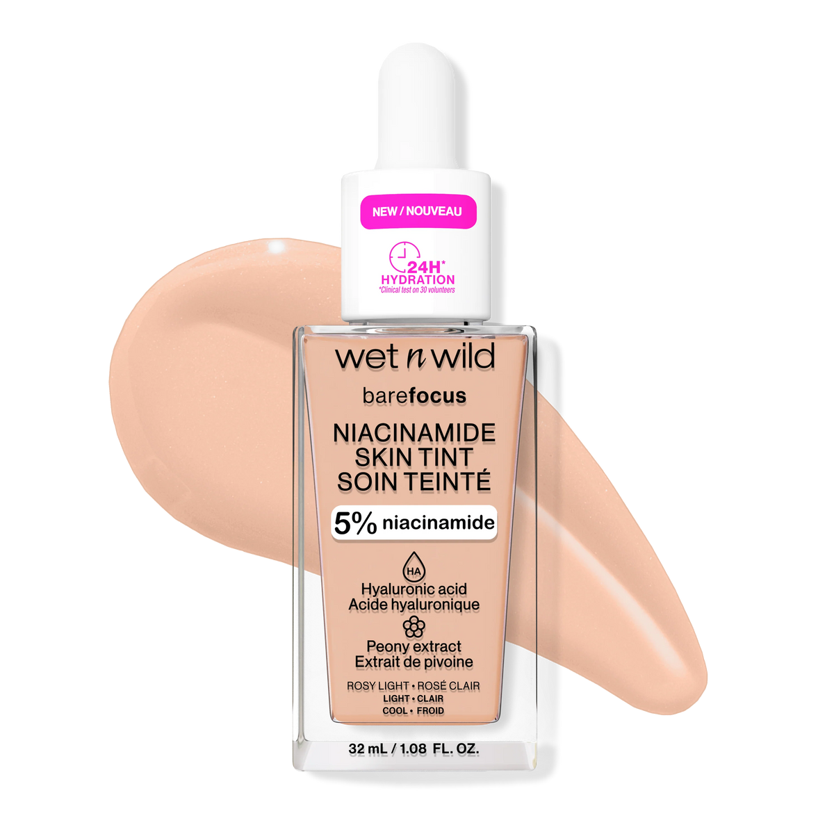 Bare Focus Niacinamide Skin Tint | Rosy Light