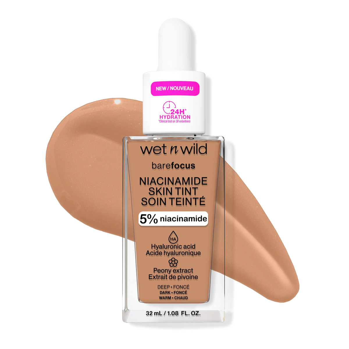 Bare Focus Niacinamide Skin Tint | Deep