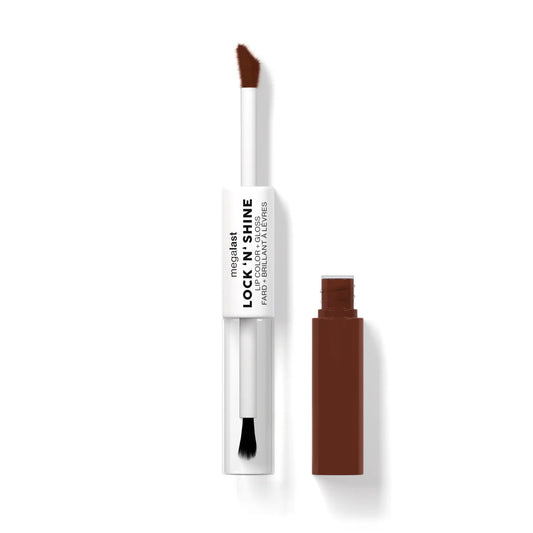 Megalast Lock 'N' Shine Lip Color + Gloss | Affogato Dreams